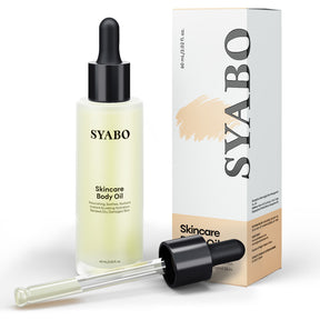 SYABO Skincare Body Oil, Moisturizer Hydrating Body Oil, Vitamin E and Jojoba Oils for Women Men Nourishing After Shower & Bath Oil, 2 FL OZ, All Skin Types