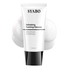 SYABO Refreshing Foaming Facial Cleanser, Gentle Cleansing and Non-irritating, Face Wash for Oil control and Moisturizing 5.07 oz