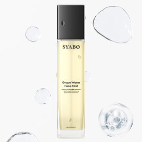 SYABO Grape Water Face Mist, Soothing Moisturizing Facial Spray with Natural Grape Seed Extract for All Skin