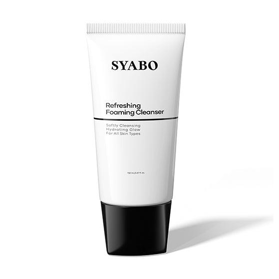 SYABO Refreshing Foaming Facial Cleanser, Gentle Cleansing and Non-irritating, Face Wash for Oil control and Moisturizing 5.07 oz