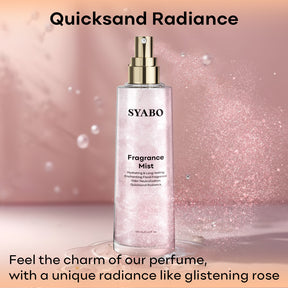 SYABO Body Fragrance Mist for Women 120ml/4.06 FL Oz, Floral Fragrance Body Spray with Quicksand Radiance