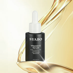 SYABO Vitamin C Face Serum, Anti Aging Facial Serum with Vitamin C, Vitamin E for Dark Spots, Even Skin Tone, Eye Area, Fine Lines & Wrinkles, 1 Fl Oz