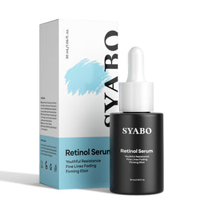 SYABO Retinol Serum for Face, Face Serum with Squalane and Vitamin E, Face Firming Elixir for Anti Aging, Reduces Age Spots and Resist Fine Line, 1 Fl Oz / 30 ml