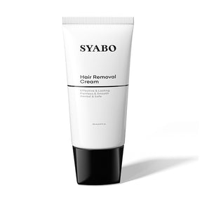 SYABO Hair Removal Cream, Painless Bikini Hair Removal Cream, Body Gel Hair Removal Lotion Soothing & Skin Friendly for Women Men All Skin Types, 5.07 FL OZ