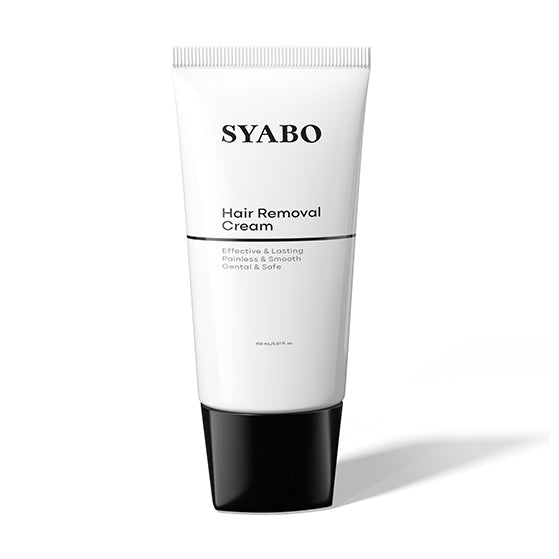 SYABO Hair Removal Cream, Painless Bikini Hair Removal Cream, Body Gel Hair Removal Lotion Soothing & Skin Friendly for Women Men All Skin Types, 5.07 FL OZ