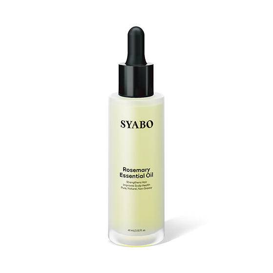 SYABO Rosemary Essential Oil, 100% Pure and Natural Premium Glass Dropper Hair Oil, Rosemary Essential Hair Oils for Hair Care, Hair Oiling, Strengthen Hair Follicles, Nourish Dry Scalp 2.02 FL OZ