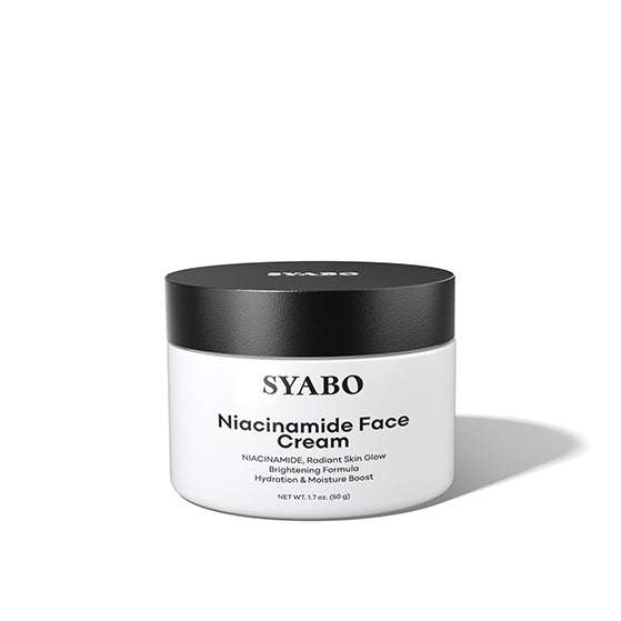 SYABO Niacinamide Face Cream, Anti-aging Face Moisturizer, Dilute Acne Marks, Even Skin Tone, Increase Skin Luster - All Skin Types 1.76 Fl. oz/ 50ml